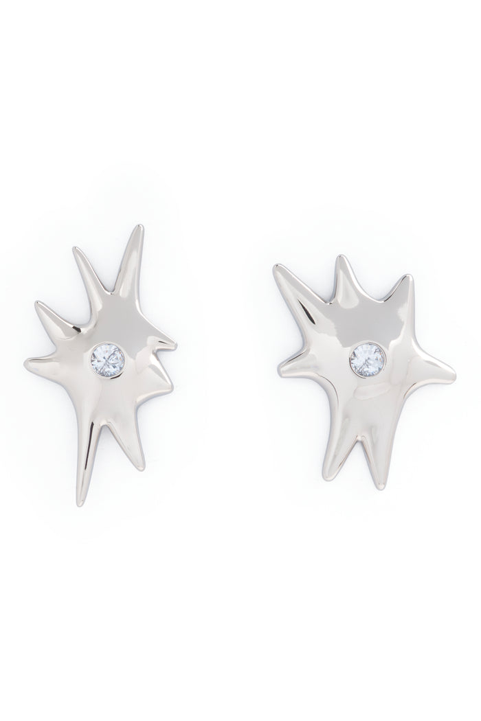 collina strada CLEAR MINI CELESTE EARRINGS