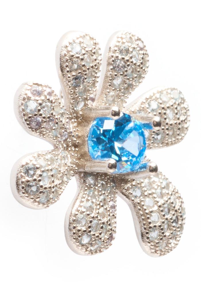 Collina Strada CLEAR SKY SQUASHED BLOSSOM EARRING