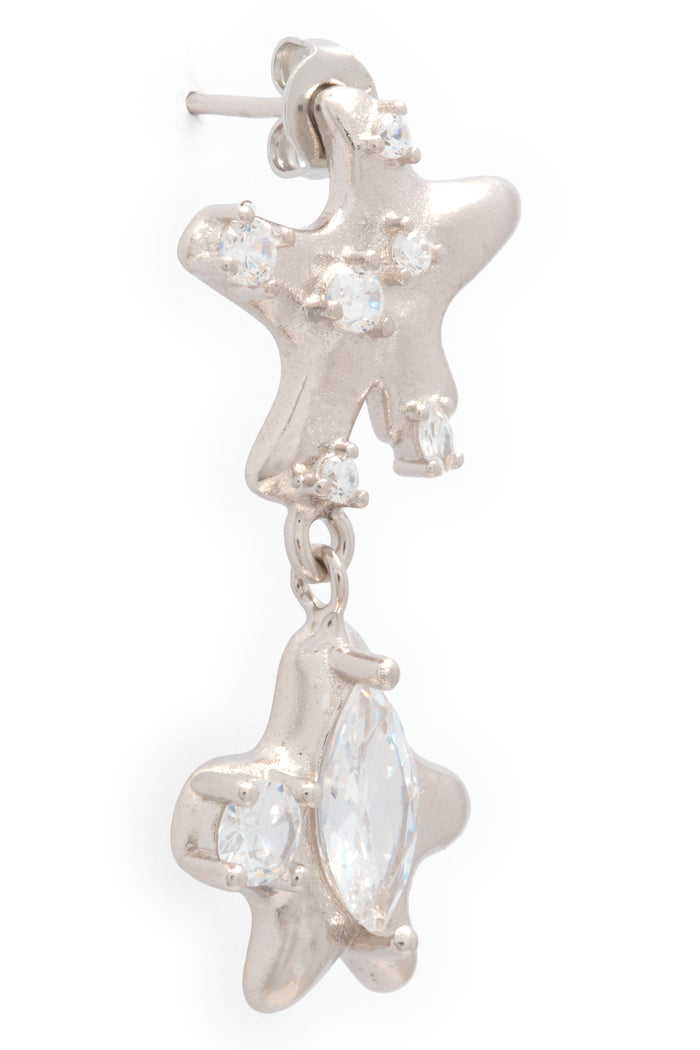 Collina Strada CLEAR STAR DANGLE EARRINGS