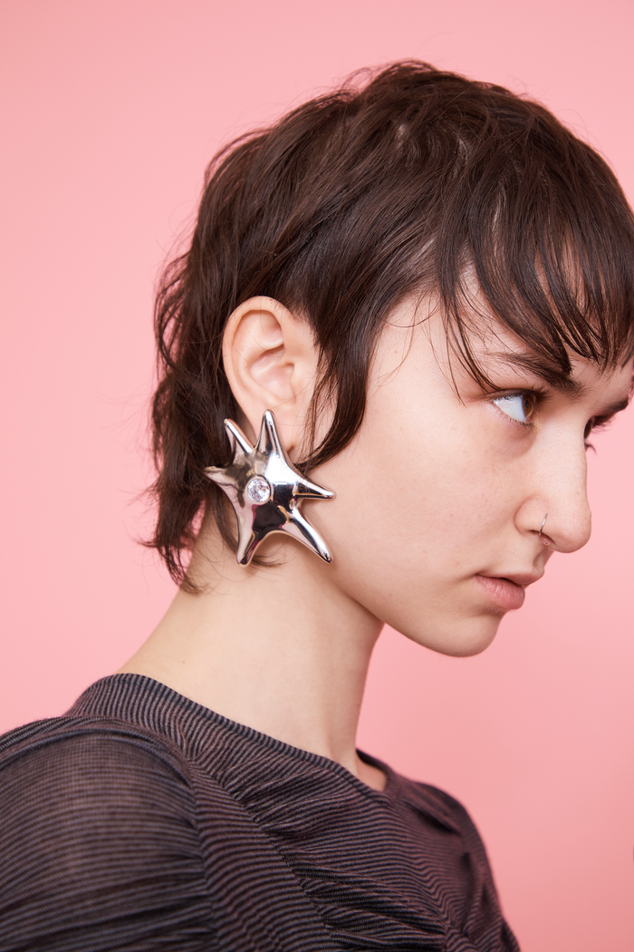 Collina Strada CRYSTAL CLEAR CELESTE EARRING