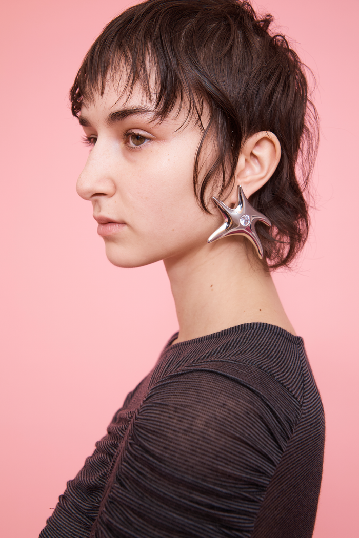 Collina Strada CRYSTAL CLEAR CELESTE EARRING