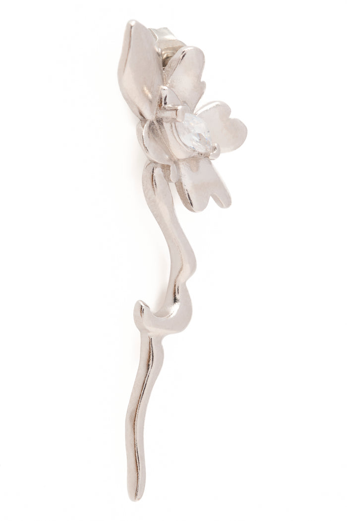 Collina Strada CRYSTAL CLEAR DAISY EARRINGS