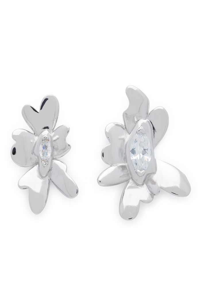 collina strada CRYSTAL CLEAR DAISY MAXI EARRING