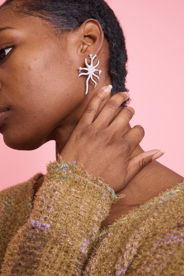 Collina Strada CRYSTAL CLEAR ETOILE EARRING