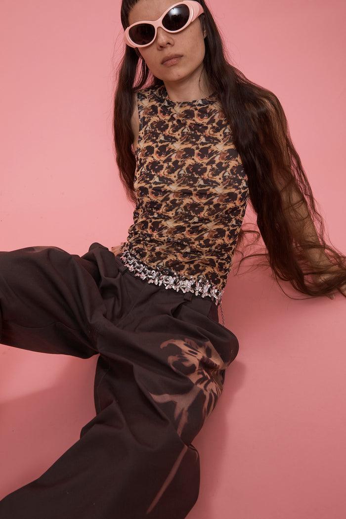 collina strada CRYSTAL CLEAR MEGA DAISY BELT