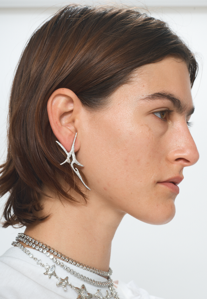 Collina Strada CRYSTAL CLEAR PAVE NOVA EARRINGS