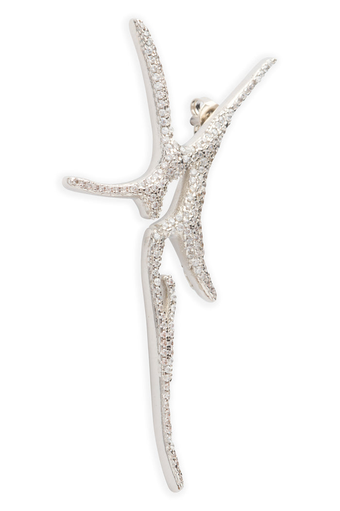 Collina Strada CRYSTAL CLEAR PAVE NOVA EARRINGS