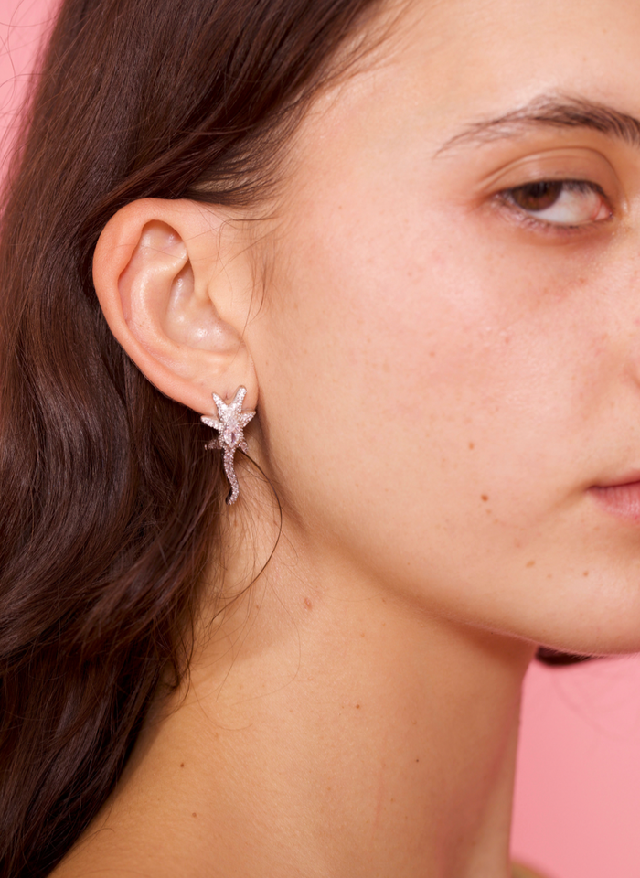 Collina Strada CRYSTAL CLEAR STAR TRAIL EARRINGS