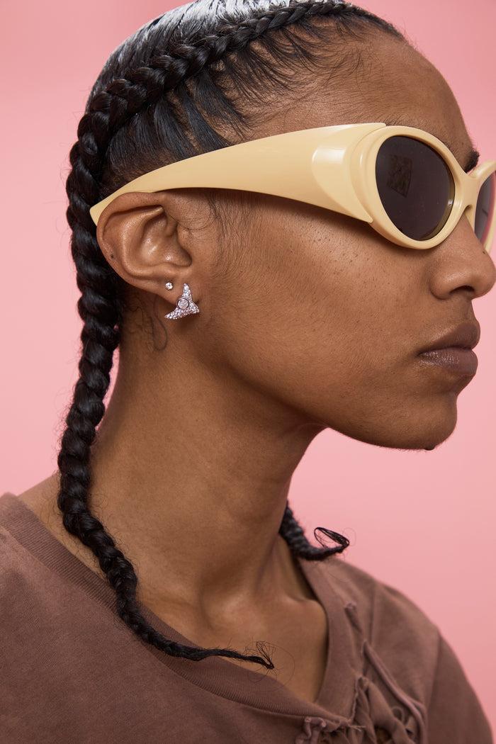 Collina Strada CRYSTAL CLEAR TRIGON STUDS