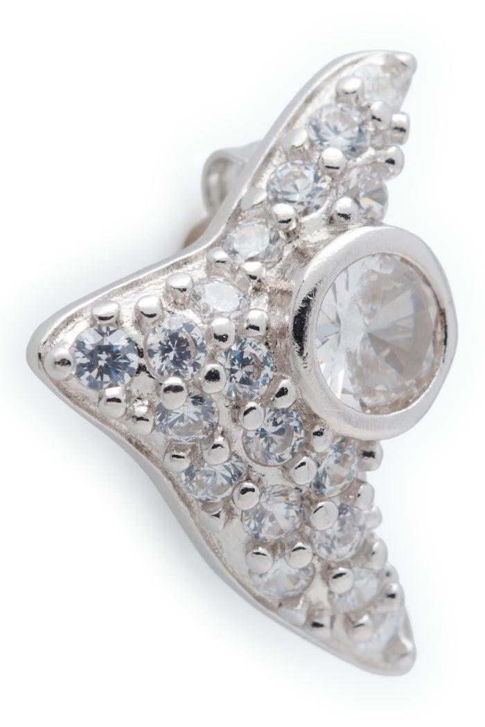 Collina Strada CRYSTAL CLEAR TRIGON STUDS