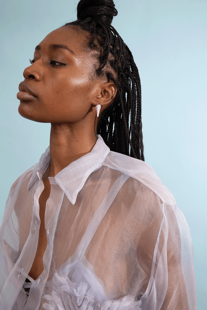 Collina Strada CRYSTAL MIXED THORN EARRING