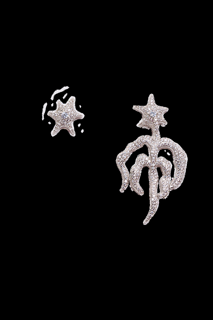 collina strada CRYSTAL STARBURST MIX EARRING