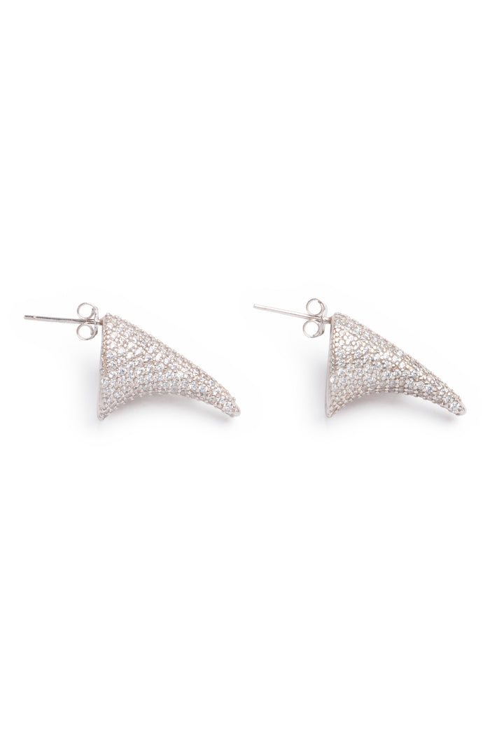 collina strada CRYSTAL SUPER THORN EARRING