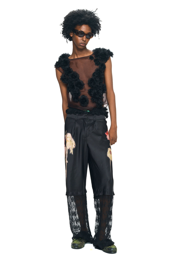 Collina Strada DEEP BROWN MEADOW PATH TOP