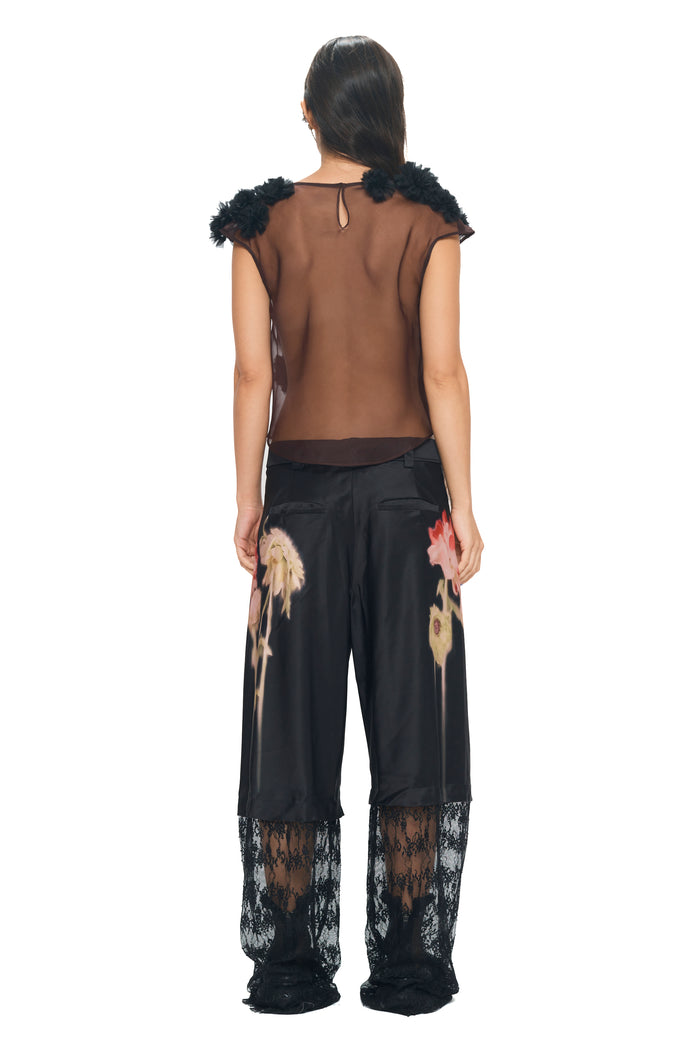 Collina Strada DEEP BROWN MEADOW PATH TOP