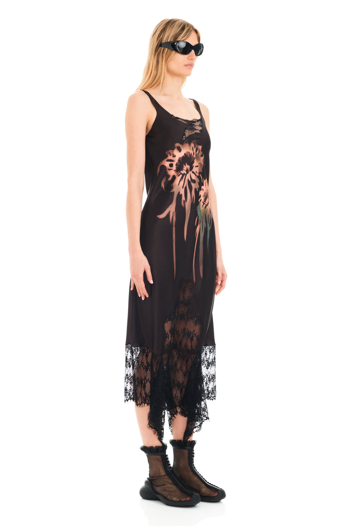 collina Strada EARTH FADED FLOWER ANEMONE DRESS