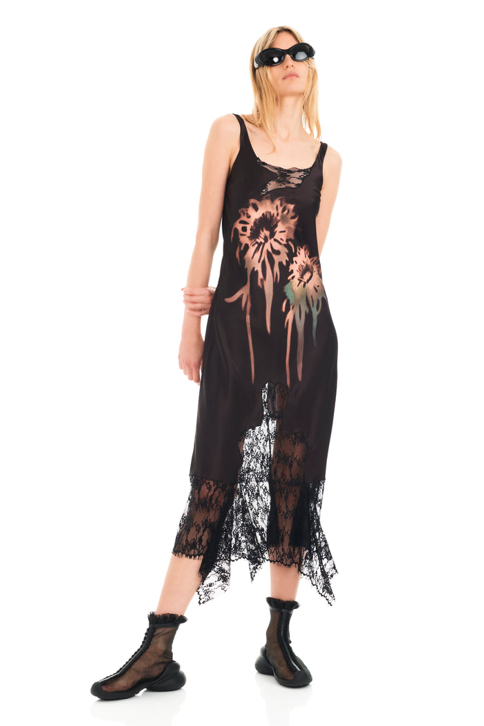 collina strada EARTH FADED FLOWER ANEMONE DRESS