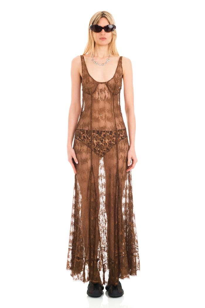 Collina Strada EARTH PAMELA DRESS