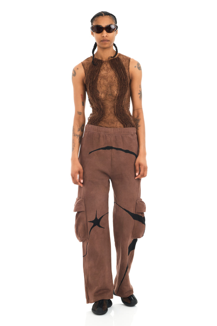 Collina Strada EARTH STARBURST CARGO SWEATPANT