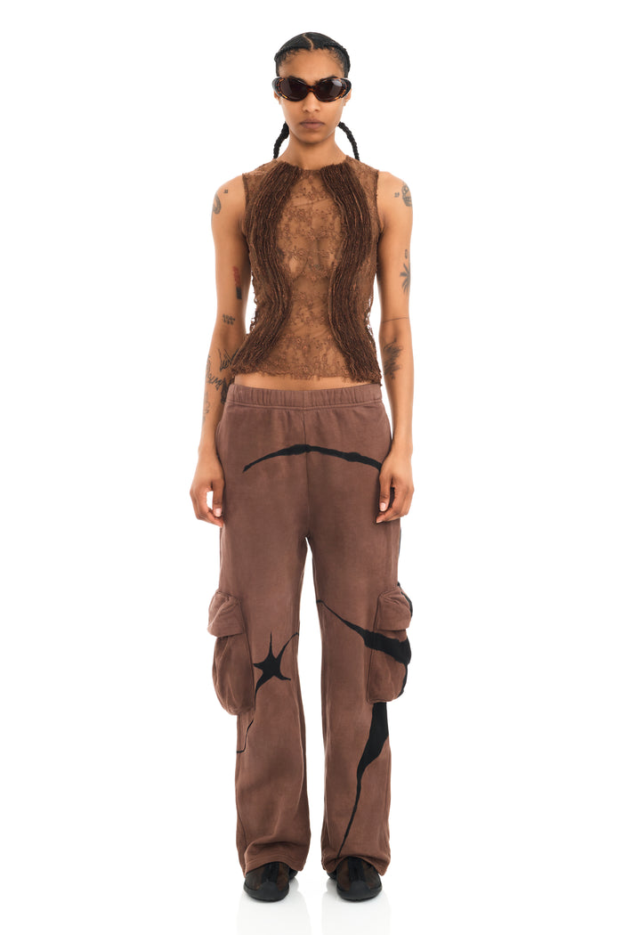 collina strada EARTH STARBURST CARGO SWEATPANT