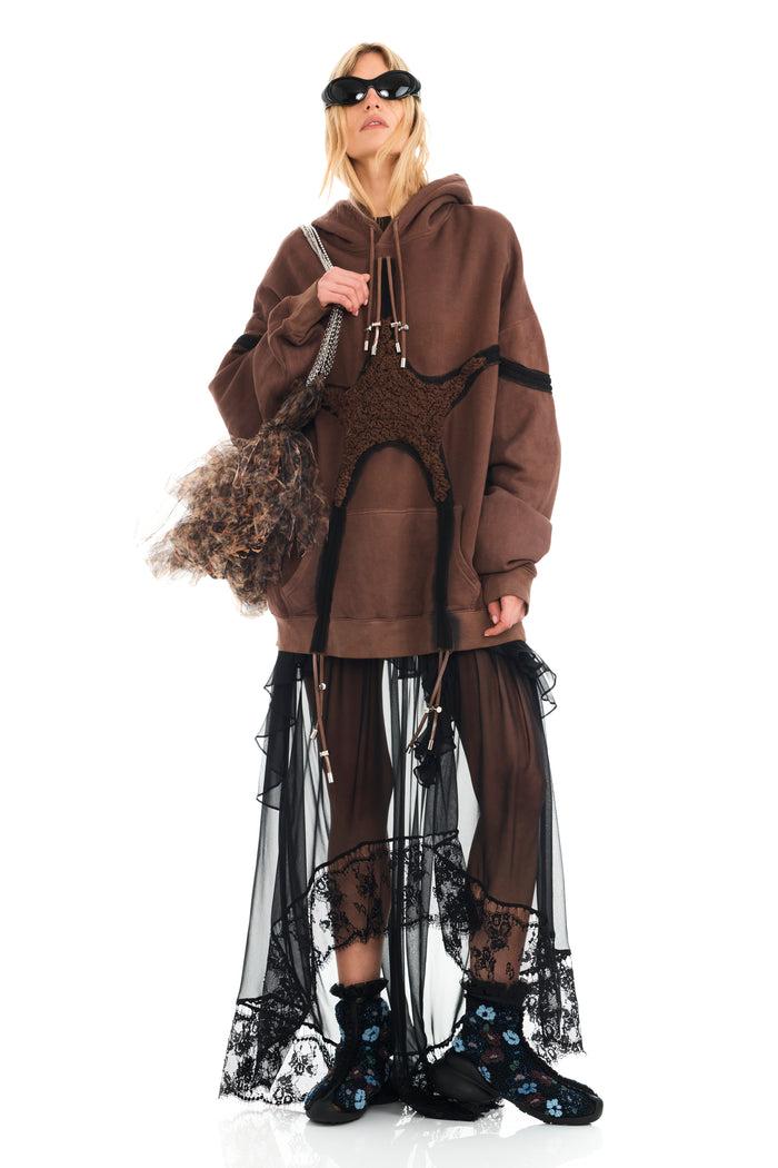 Collina Strada EARTH STARBURST SOFT STAR HOODIE