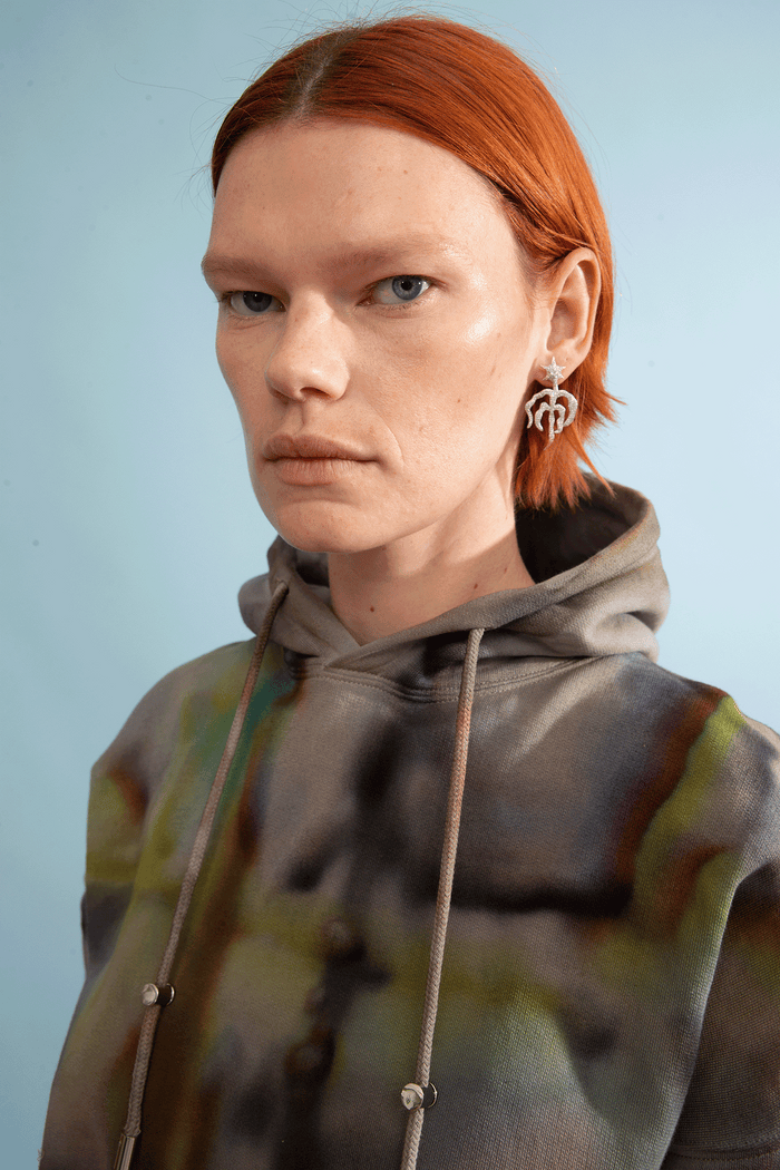 Collina Strada EMERALD STARBURST MIX EARRING