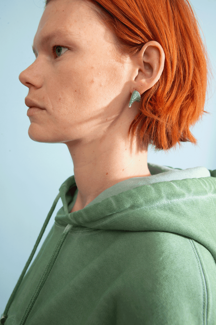 Collina Strada EMERALD SUPER THORN EARRING