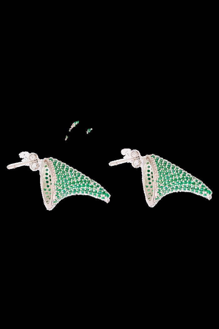 collina strada EMERALD SUPER THORN EARRING