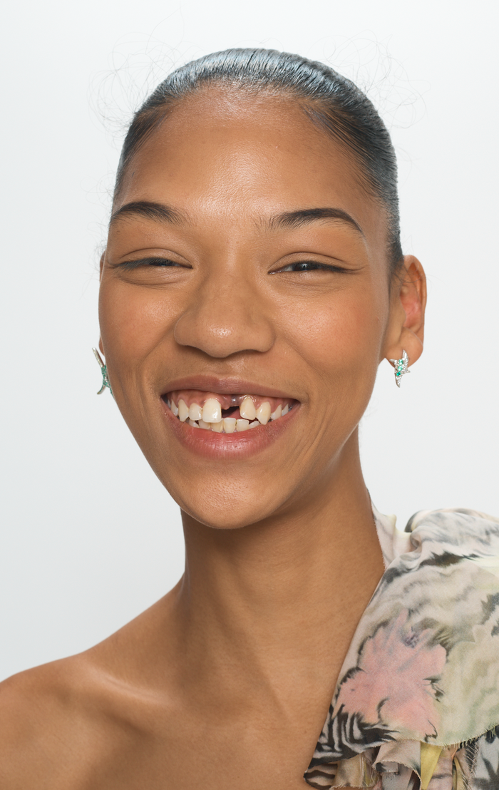 Collina Strada EMERALD TWISTER EARRINGS