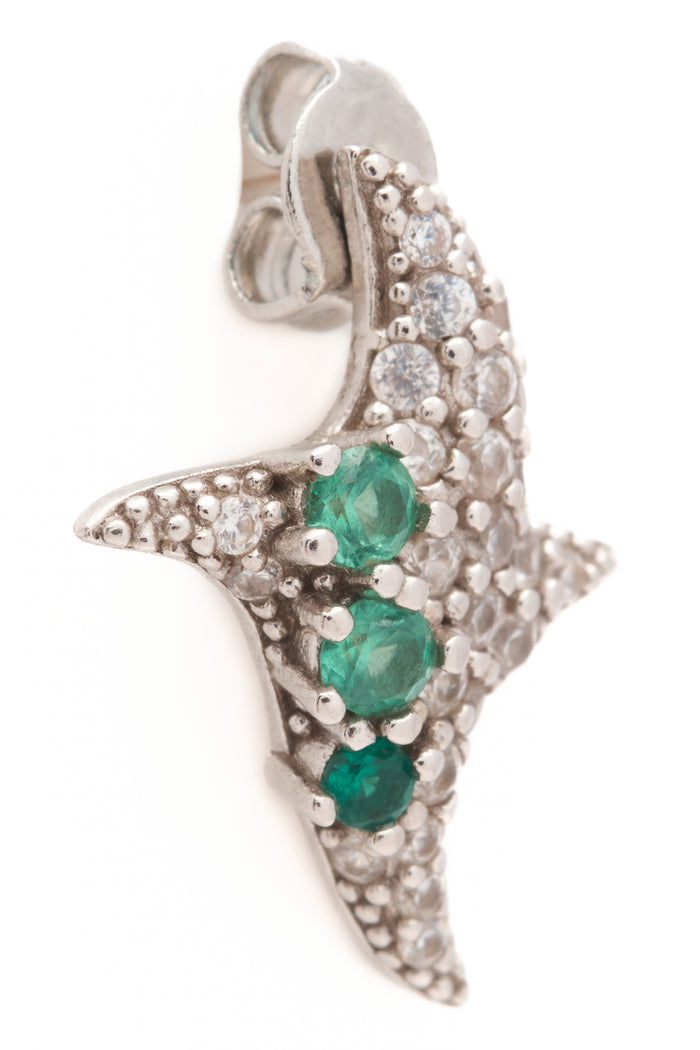 Collina Strada EMERALD TWISTER EARRINGS