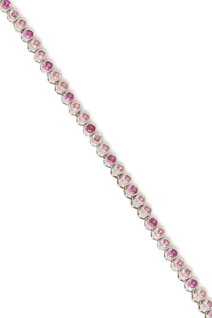 Collina Strada FADING PINK TENNIS NECKLACE
