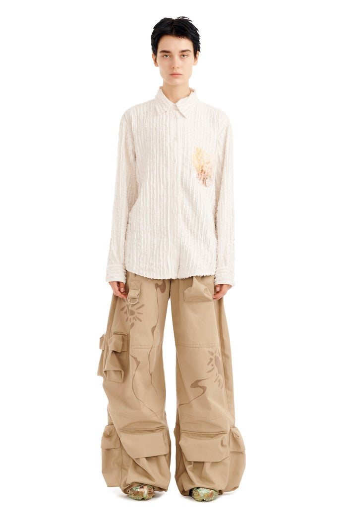 collina strada FLOWER DRIP CONVENTION BUTTON UP