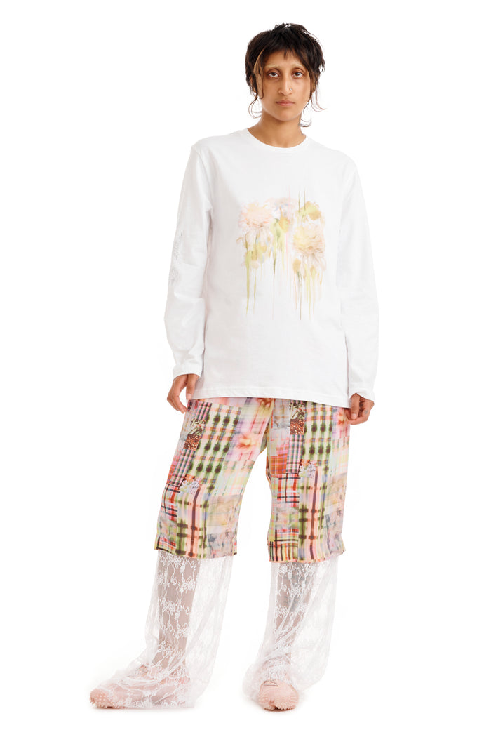 Collina Strada FLOWER DRIP L/S GRAPHIC TEE