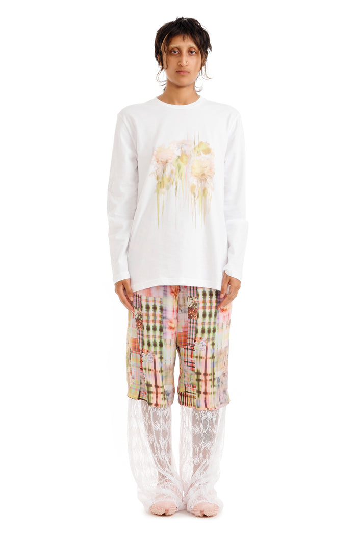 collina strada FLOWER DRIP L/S GRAPHIC TEE