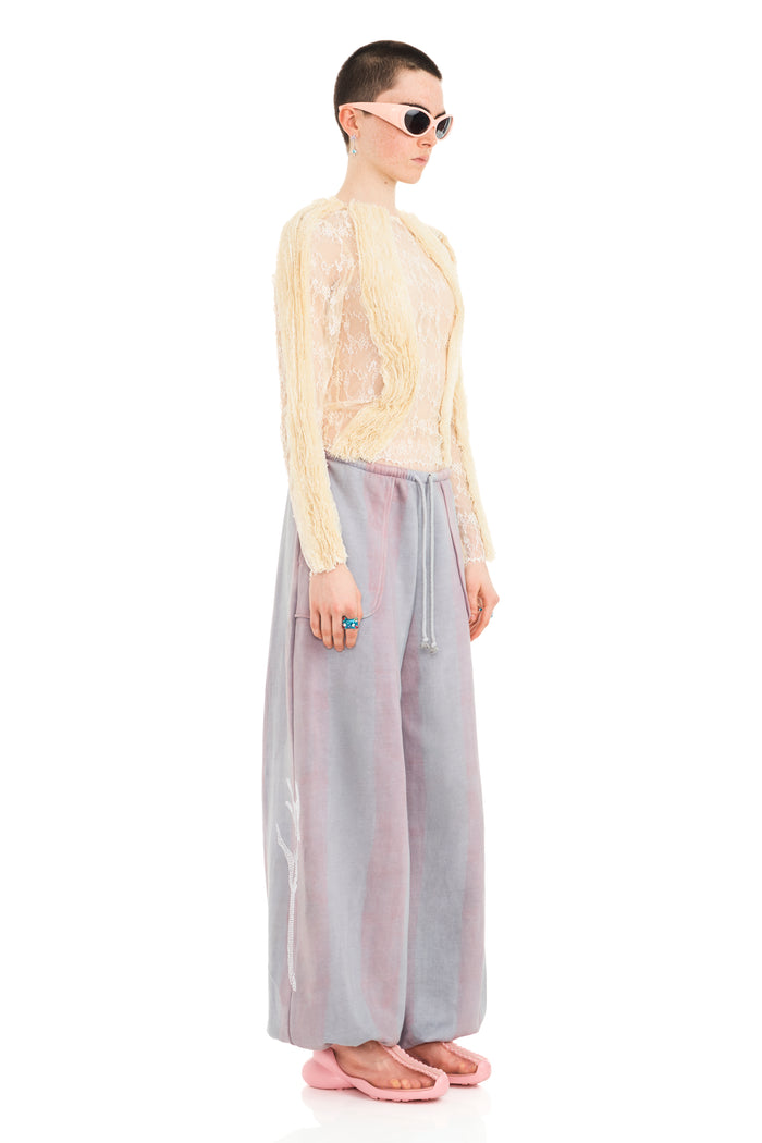 Collina Strada FOG STRIPE BALLOON SWEATPANT