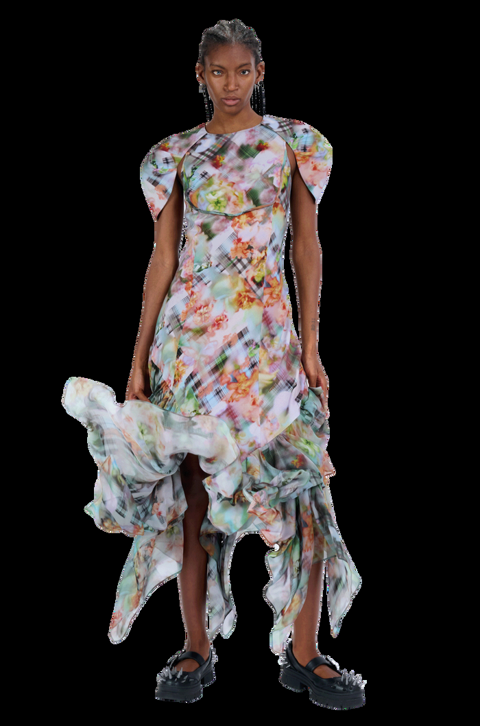 Collina Strada GARDEN BLUR HILLARY DRESS SMALL