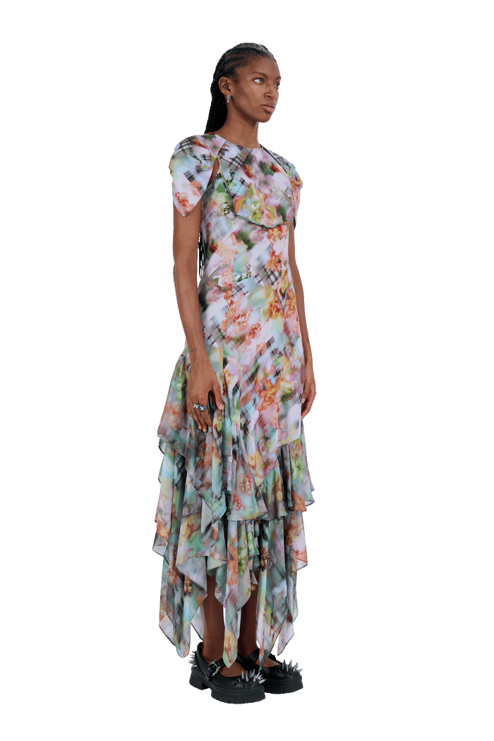 Collina Strada GARDEN BLUR HILLARY DRESS SMALL