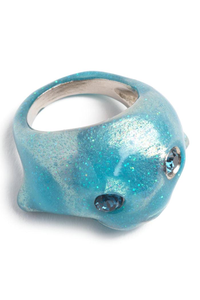 Collina Strada GLITTER SKY DOLPHIN BABY RING