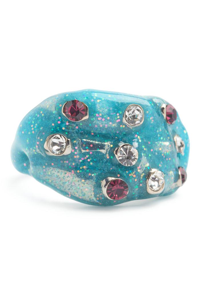 Collina Strada GLITTER SKY STACKED RING