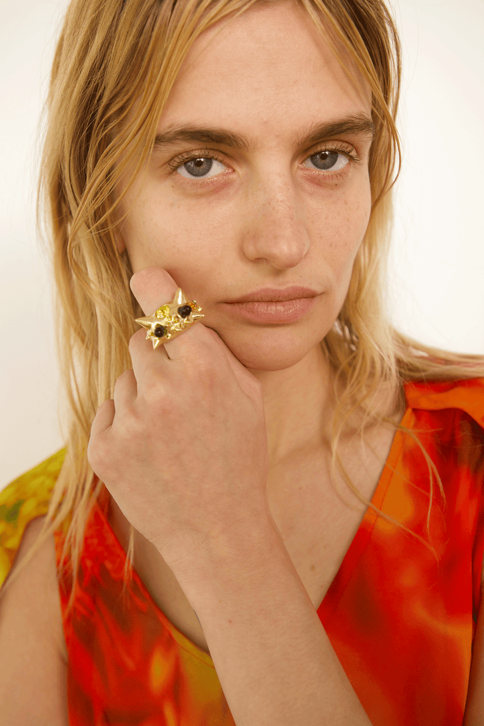 Collina Strada GOLD ALIEN RING