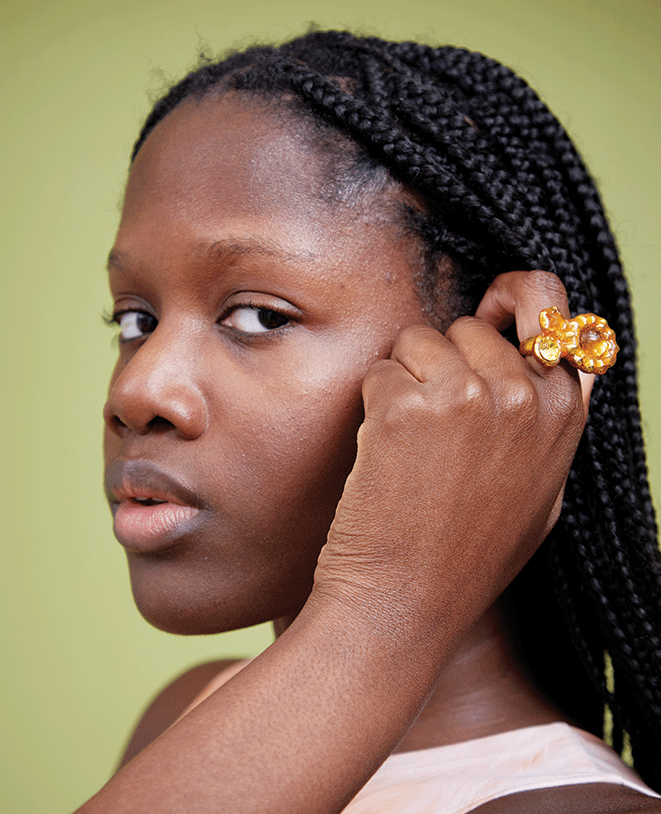 Collina Strada GOLD CANDY GEM RING 6