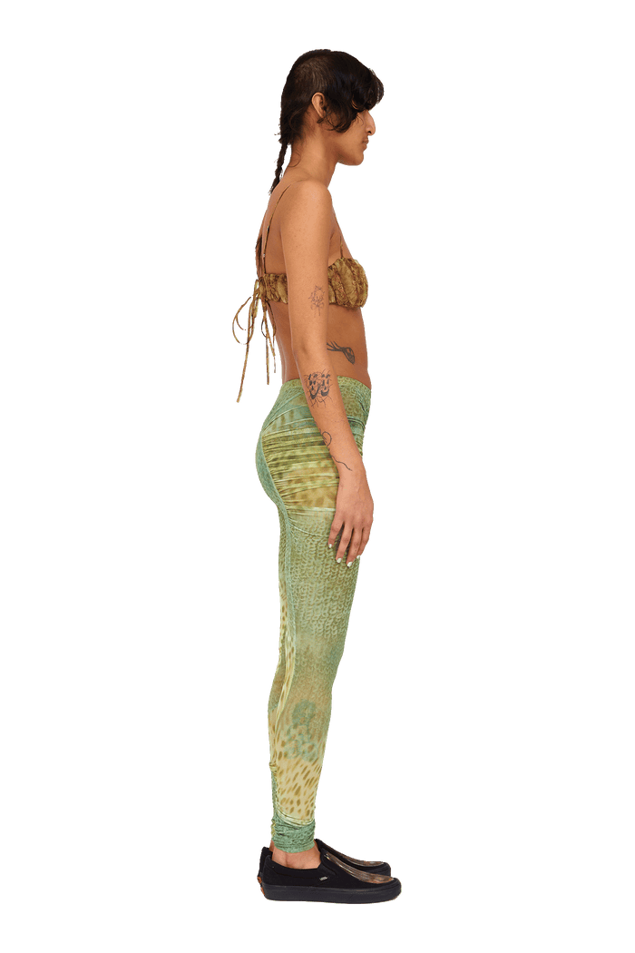 Collina Strada GREEN GECKO PURR LEGGING X SMALL