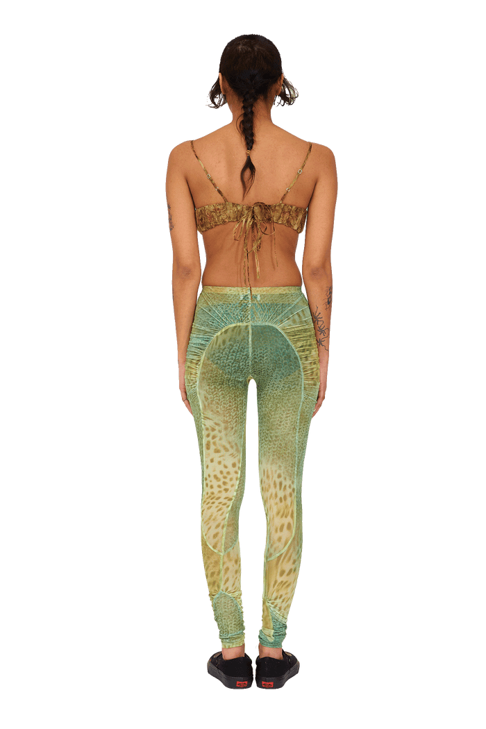 Collina Strada GREEN GECKO PURR LEGGING X SMALL