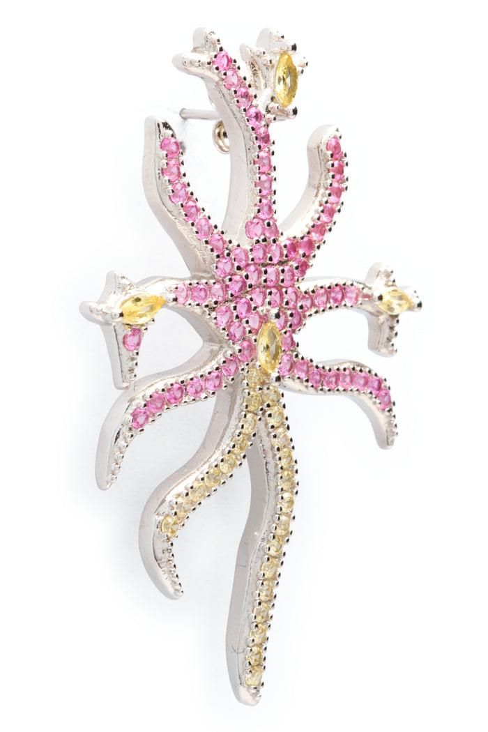 Collina Strada HOT PINK CANARY ETOILE EARRING