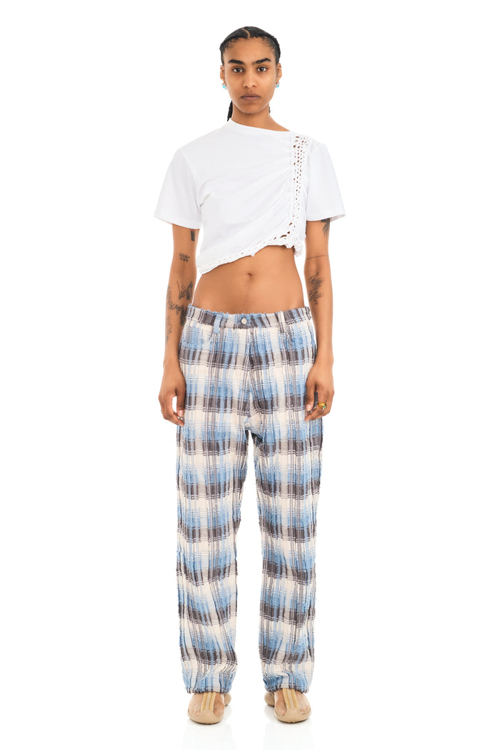 Collina Strada ICE BLUE PLAID MIKAELA JEAN