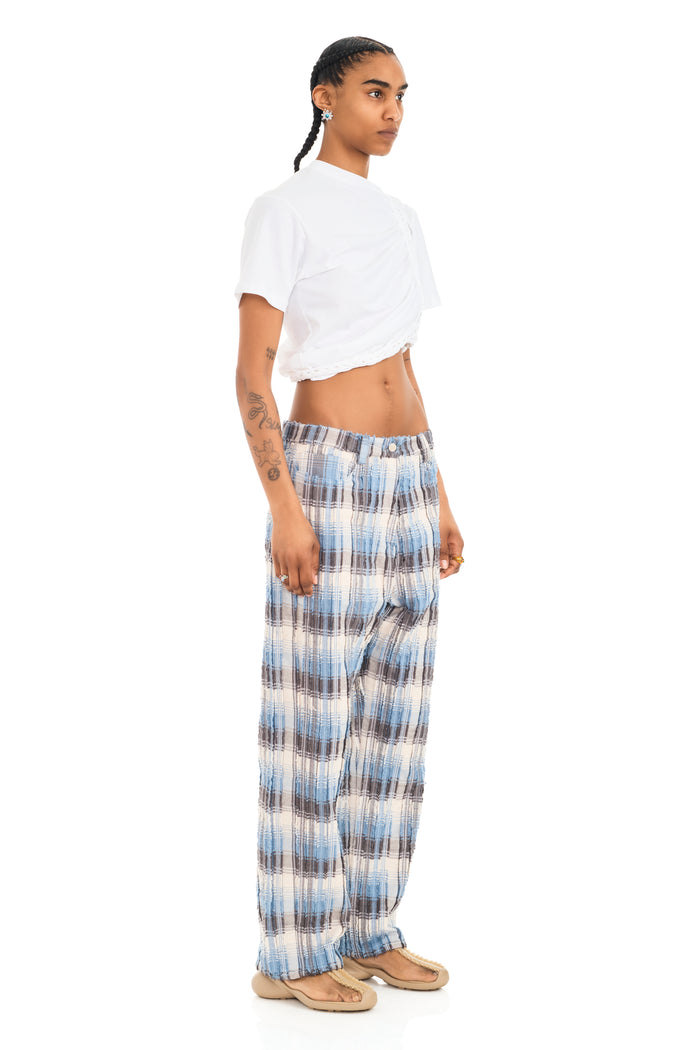 Collina Strada ICE BLUE PLAID MIKAELA JEAN