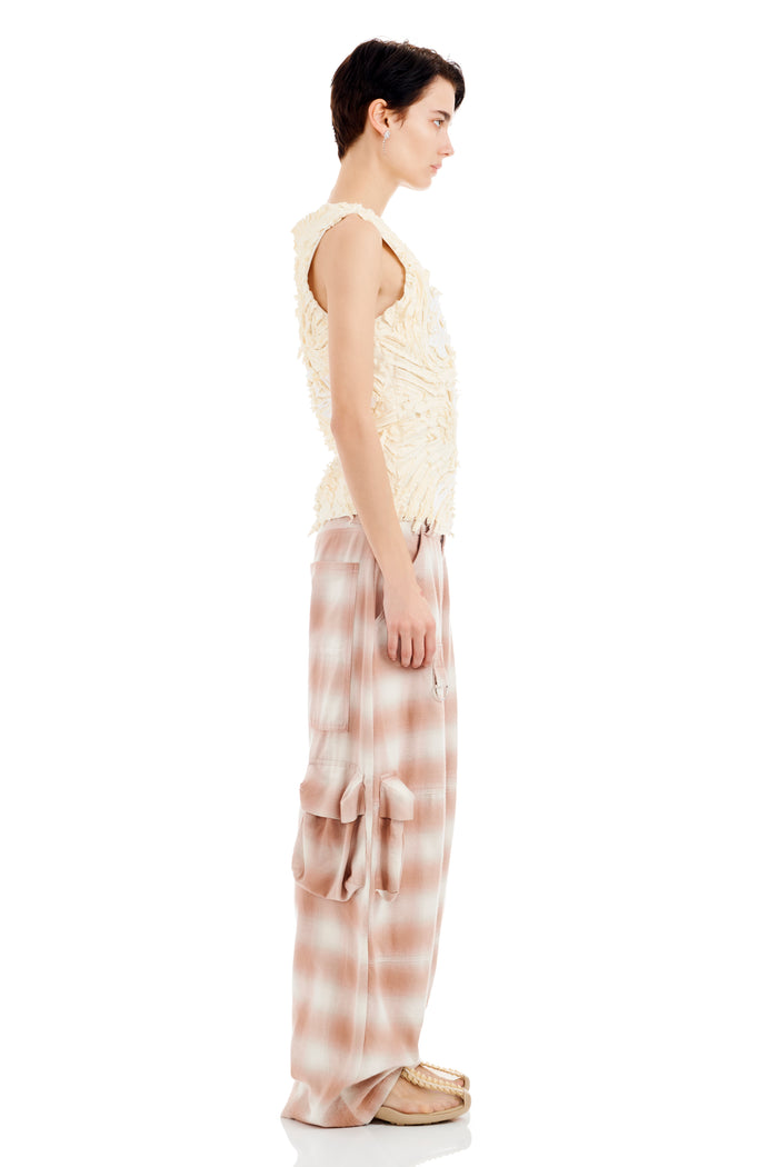 Collina Strada IVORY CHIRP FLOWER TANK