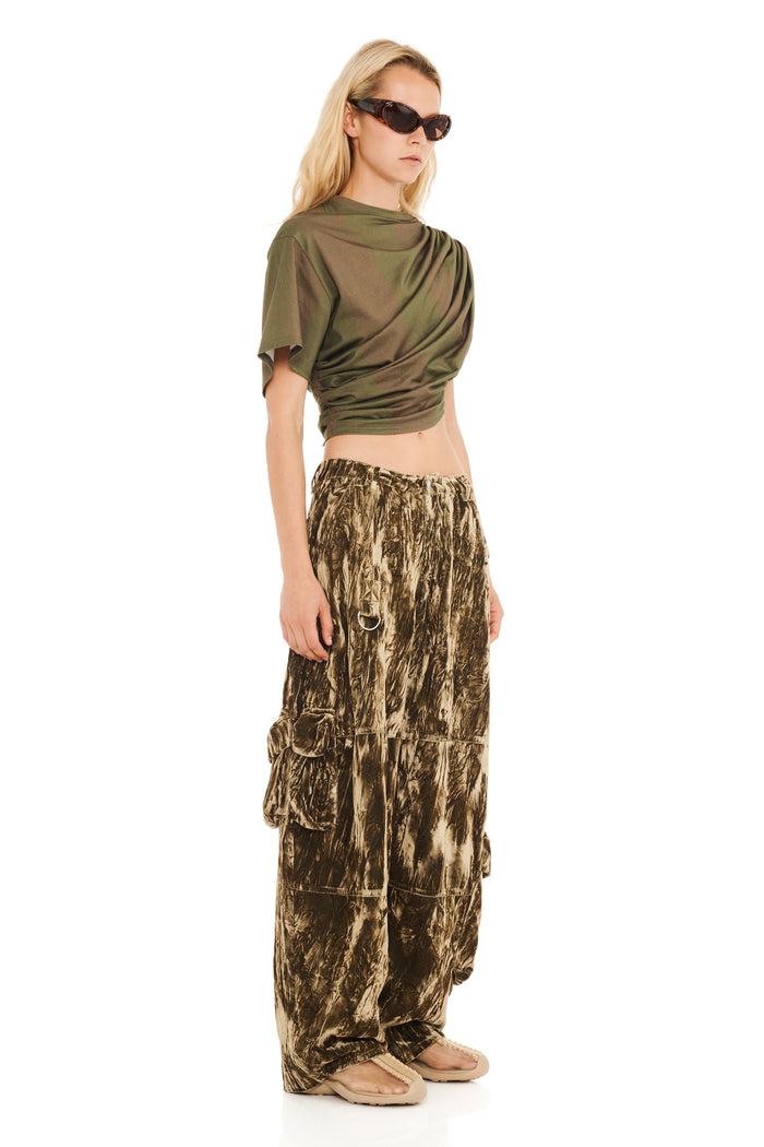 Collina Strada LAWN CARGO PANT MOSS VELVET