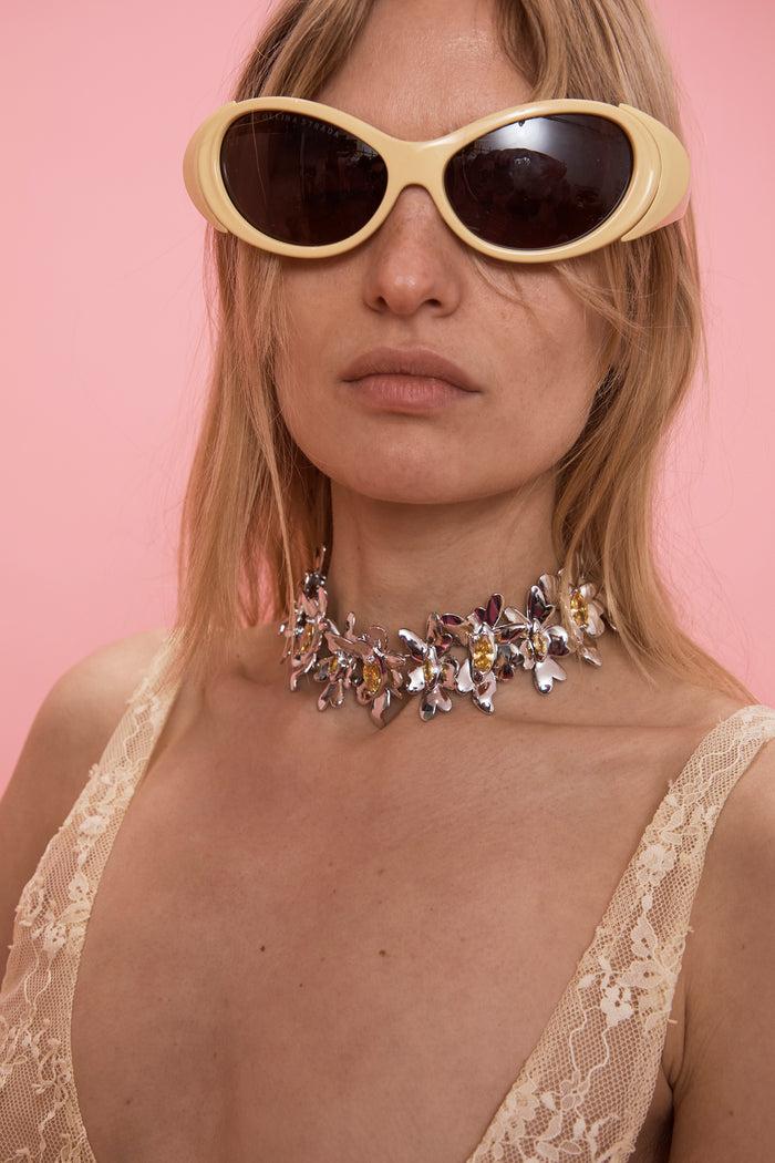 Collina Strada LEMON MEGA DAISY NECKLACE