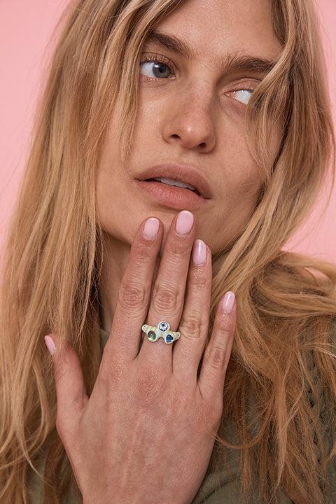 Collina Strada LEMON STRIPE FLORENCE RING